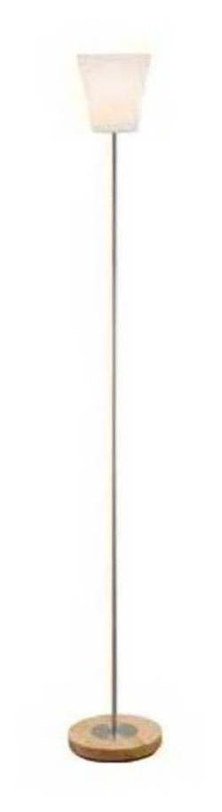 Wallace Warsaw Uplighter Floor Lamp - Silver